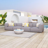 Luanda Middle Chair Gray-Outdoor Modulars-Zuo Modern-LOOMLAN