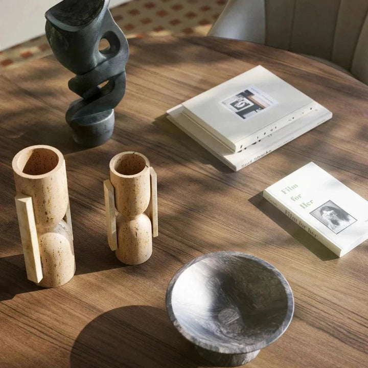 Lubo Breccia Large Bowl - LOOMLAN - Currey & Co - Boxes & Bowls