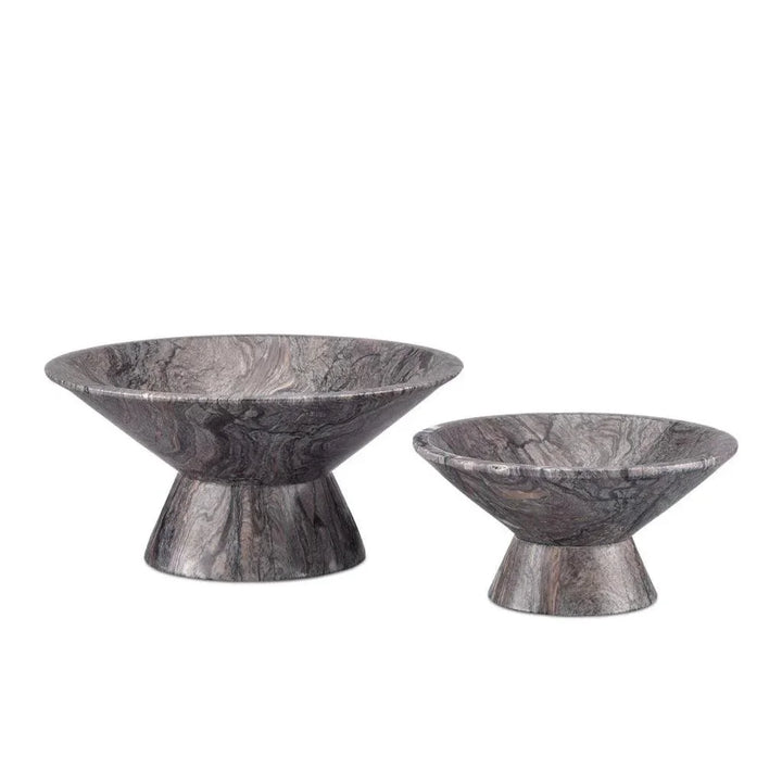 Lubo Breccia Large Bowl - LOOMLAN - Currey & Co - Boxes & Bowls