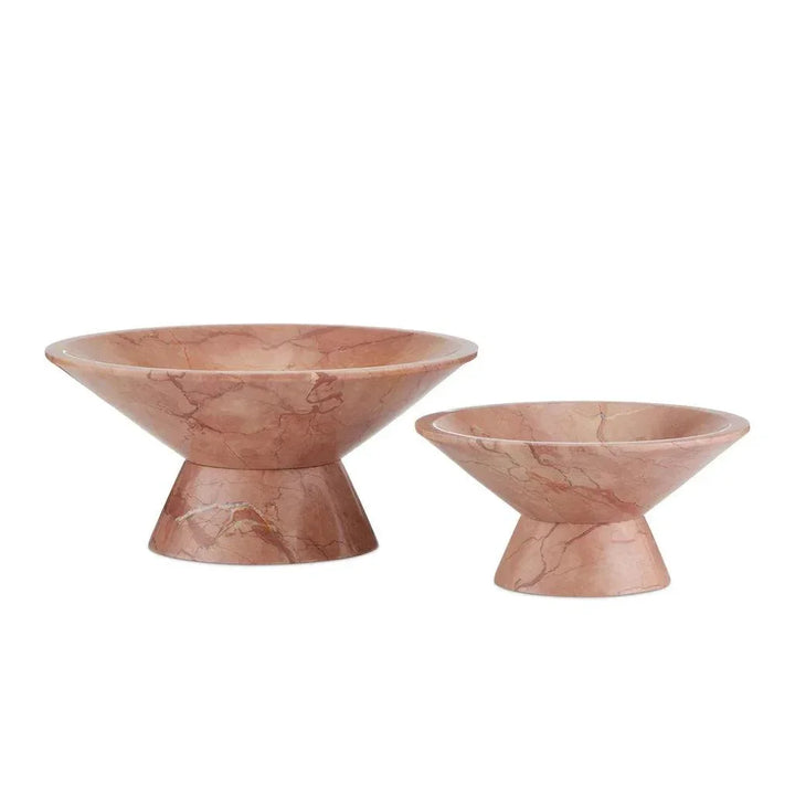 Lubo Rosa Small Bowl - LOOMLAN - Currey & Co - Boxes & Bowls