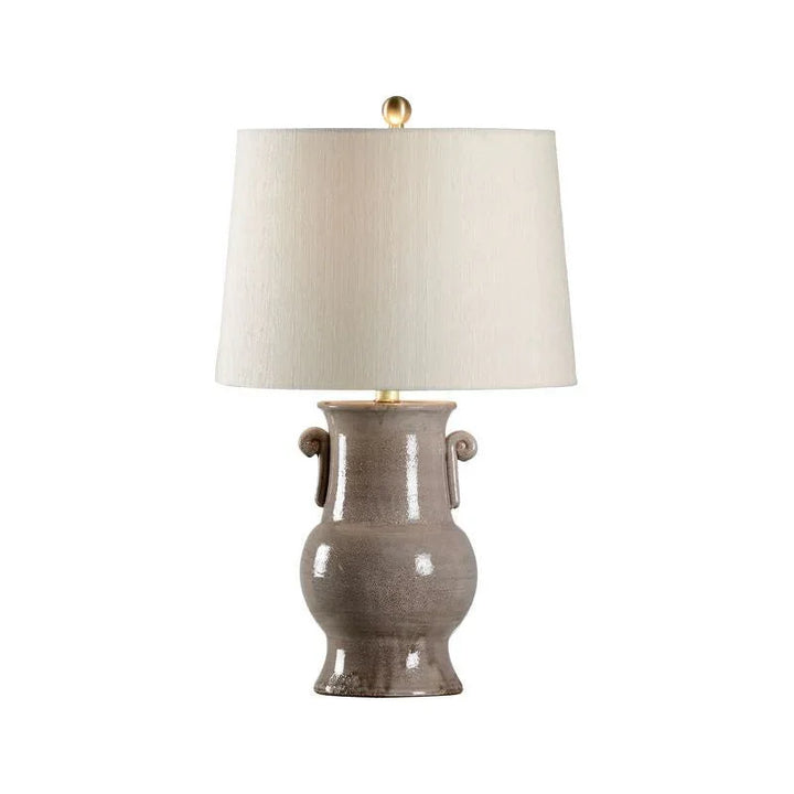 Luca Hand Thrown Ceramic Table Lamp - LOOMLAN - Wildwood - Table Lamps