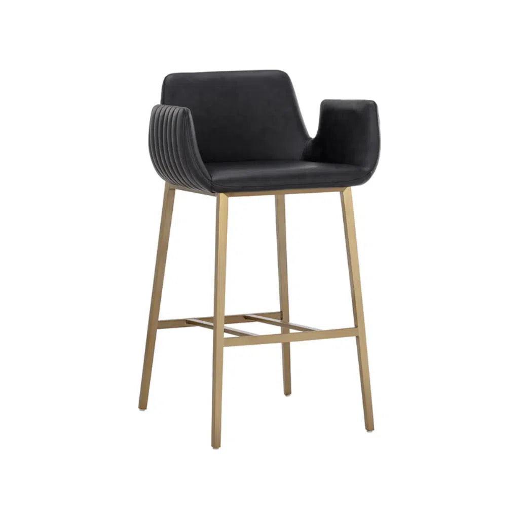 Lucano Leather Barstool