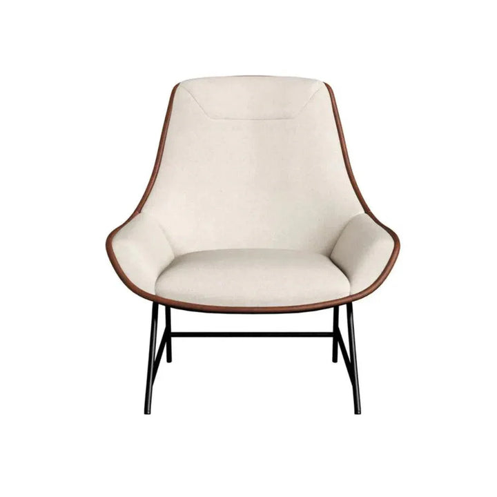 Lucier Leather Handsome Lounge Chair - LOOMLAN - SUNPAN - Accent Chairs