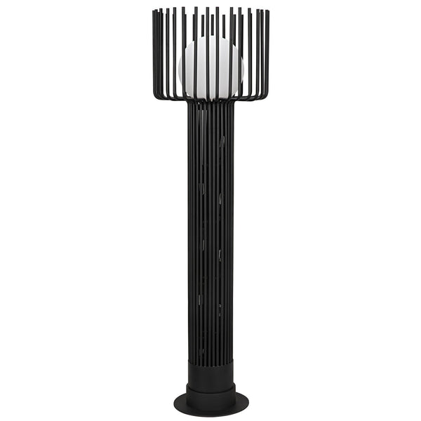 Lucis Floor Lamp, Black Steel-Floor Lamps-Noir-LOOMLAN