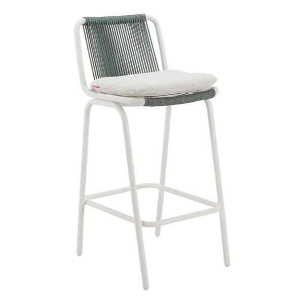 Luft Olefin Fabric Outdoor Barstool 2PC
