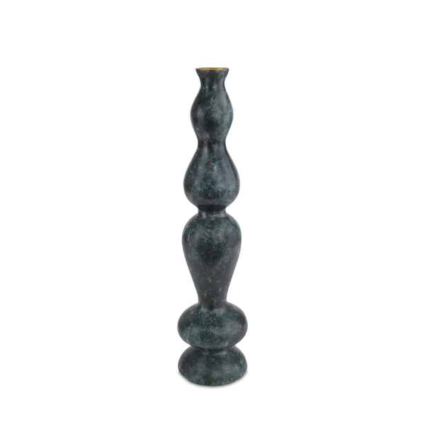 Luganzo Small Bronze Vase-Vases & Jars-Currey & Co-LOOMLAN