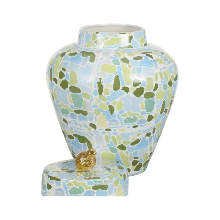 Lumberton Classic Designed Jar With Lid - LOOMLAN - Chelsea House - Vases & Jars