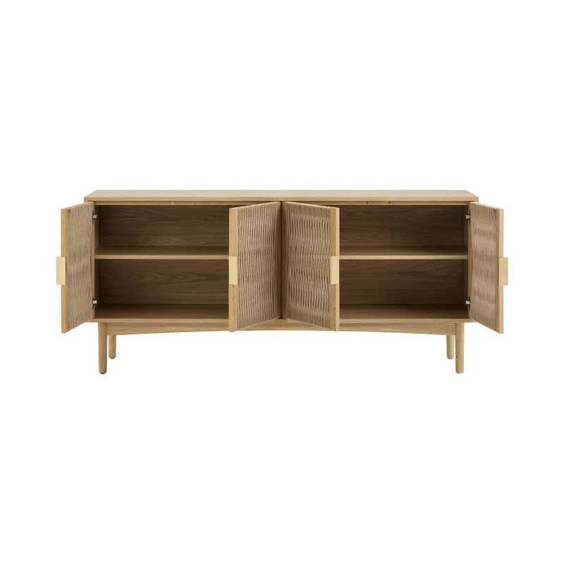 Lumina Wooden 4 Door Sideboard