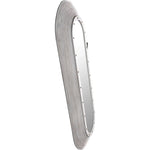 Luna Mirror, White Washed Oval Wall Mirror