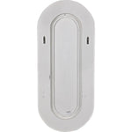 Luna Mirror, White Washed Oval Wall Mirror