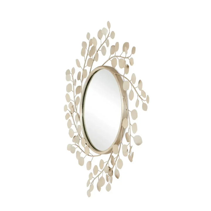 Lunaria Round Mirror - LOOMLAN - Currey & Co - Wall Mirrors