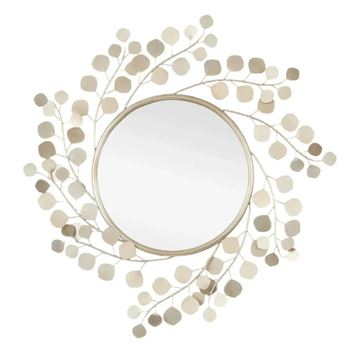 Lunaria Round Mirror - LOOMLAN - Currey & Co - Wall Mirrors