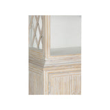 Lyford Cay Whitewashed Bamboo Bookcase-Bookcases-Chelsea House-LOOMLAN