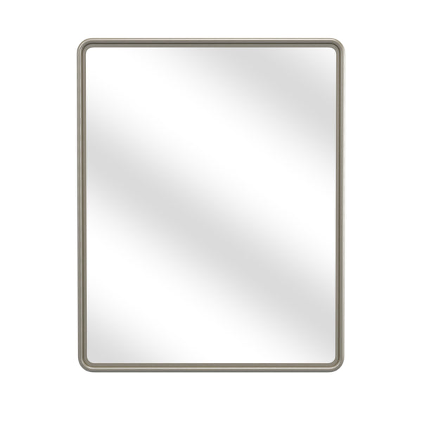 Andes Metal Silver Vertical Wall Mirror