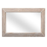 Prichard Wood White Horizontal Wall Mirror