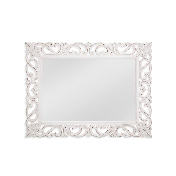 Delaney MDF White Horizontal Wall Mirror