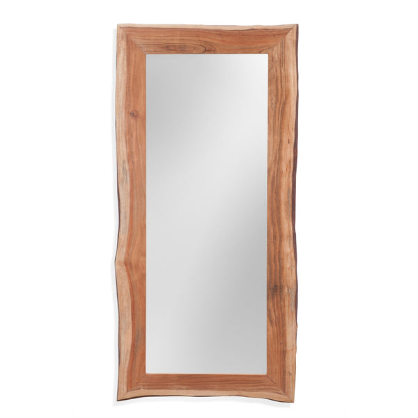 Malek Natural Wood Vertical Wall Mirror