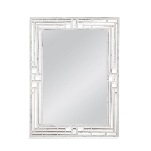 Epsilon MDF White Vertical Wall Mirror