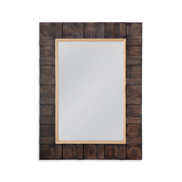 Dimensions MDF Brown Vertical Wall Mirror