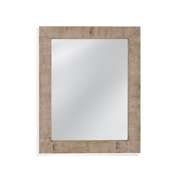 Vincent Wood Brown Vertical Wall Mirror