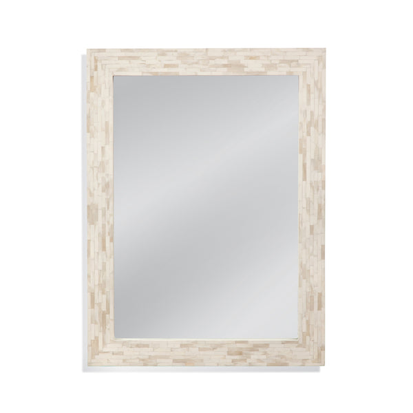 Mantra Bone and Wood Cream Vertical Wall Mirror