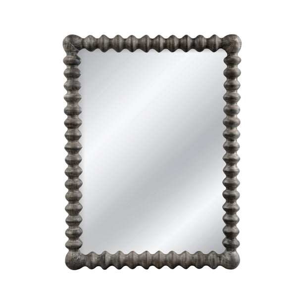 Vallente Wood Black Vertical Wall Mirror