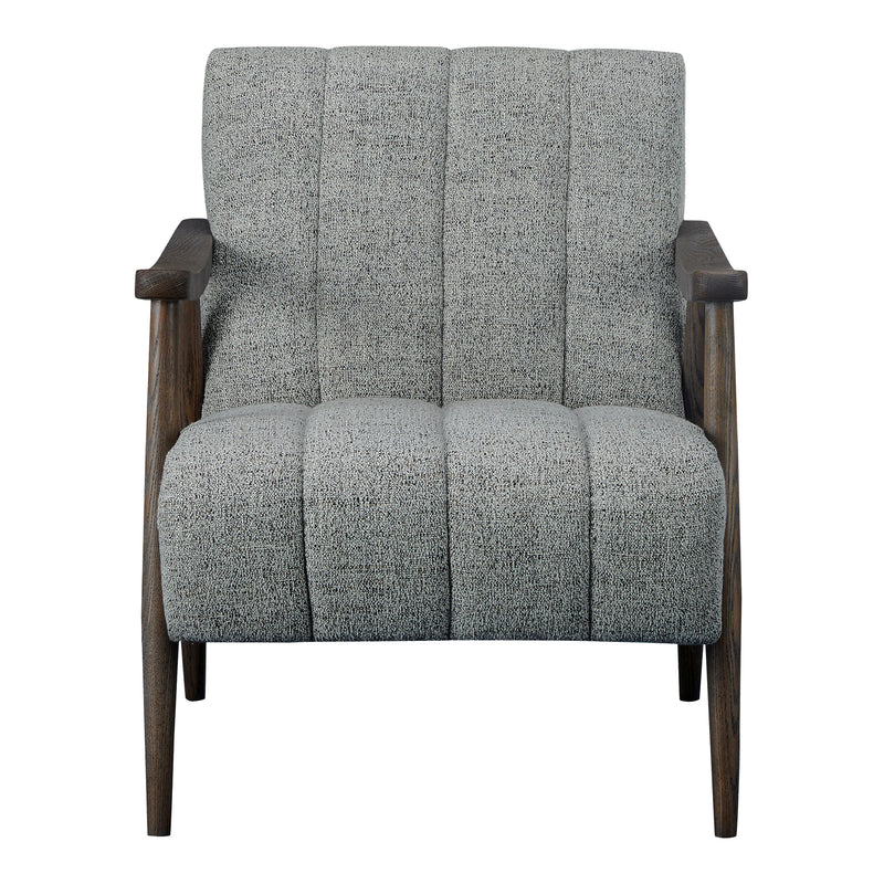 Aster Solid Oak Grey Arm Accent Chair