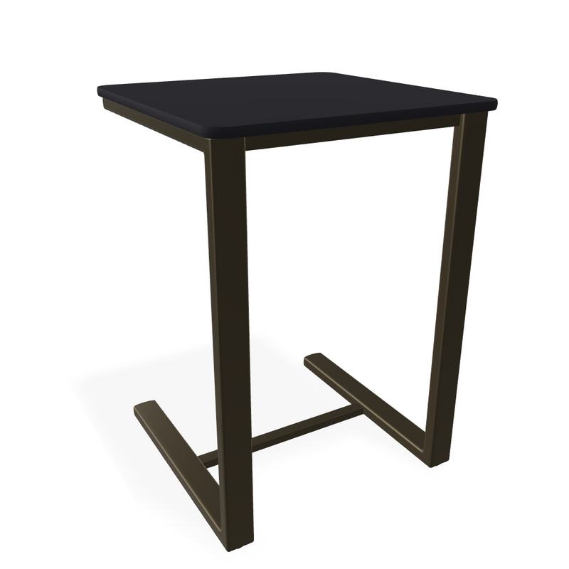 17.5" Square Marine Grade Polymer Side Table