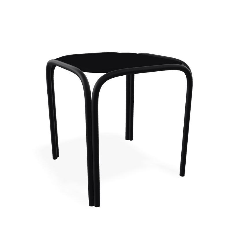 17" Square Marine Grade Polymer Top End Table