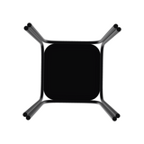 17" Square Marine Grade Polymer Top End Table