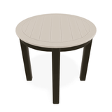 21" Round Marine Grade Polymer Deluxe End Table