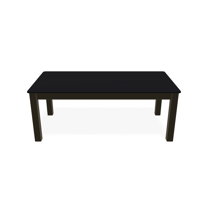 24" X 48" Marine Grade Polymer Rectangular Coffee Table