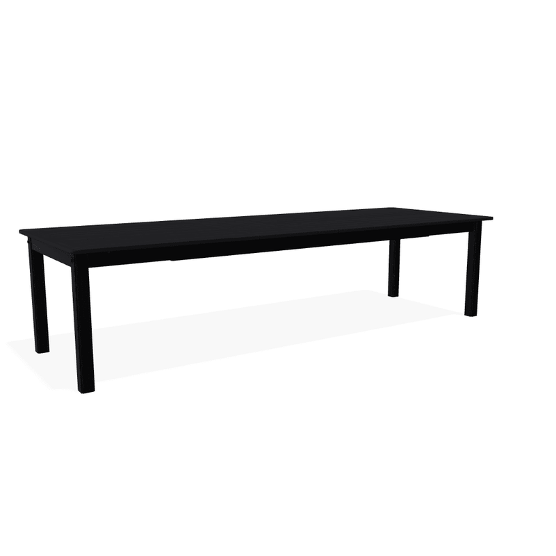 42" x 120" Rustic Polymer Top  Rectangular Extension Dining Table