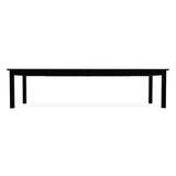 42" x 120" Rustic Polymer Top  Rectangular Extension Dining Table