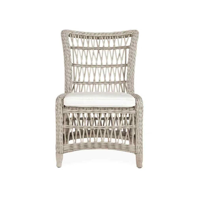 Mackinac All Weather Wicker Dining Chair Sunbrella