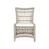 Mackinac Teak Wood and Wicker Outdoor Furniture Dining Set for 8 Outdoor Dining Sets LOOMLAN By Lloyd Flanders