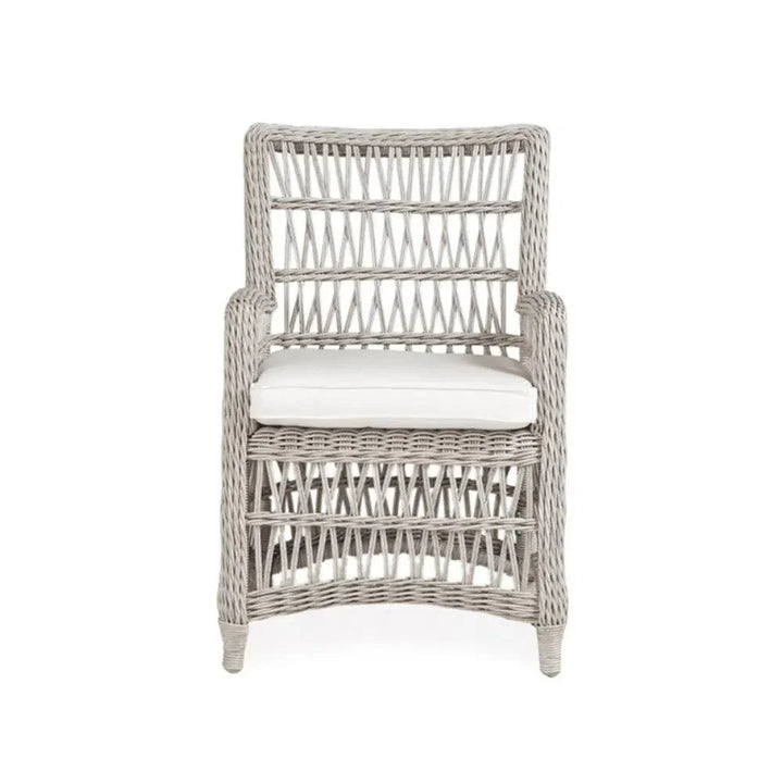 Mackinac Wicker Outdoor Furniture Dining Set for 4-Outdoor Dining Sets-Lloyd Flanders-LOOMLAN