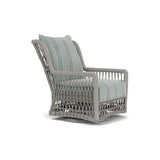 Mackinac Wicker Outdoor Swivel Glider Chair - High Back