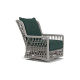 Mackinac Wicker Outdoor Swivel Glider Chair - High Back