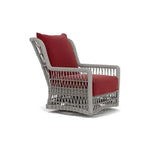 Mackinac Wicker Outdoor Swivel Glider Chair - High Back