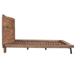 Madagascar Wood Brown Platform Bed Frame Beds LOOMLAN By Moe's Home