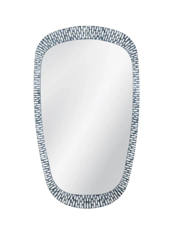 Maddox Modern Grey Resin Wall Mirror - LOOMLAN - Bassett Mirror - Wall Mirrors