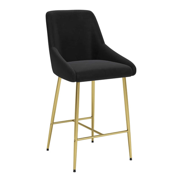 Madelaine Counter Chair Black Counter Stools LOOMLAN By Zuo Modern