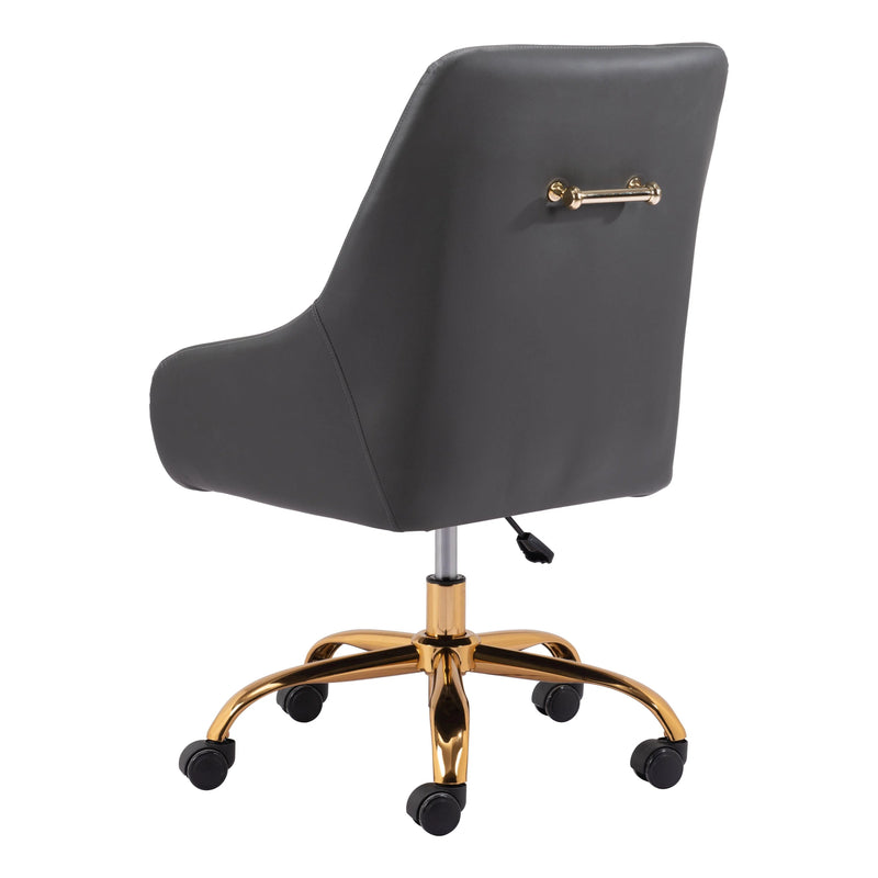 Madelaine Office Chair Gray Office Chairs LOOMLAN By Zuo Modern