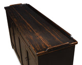 Madigan Sideboard Antique Black-Sideboards-Sarreid-LOOMLAN