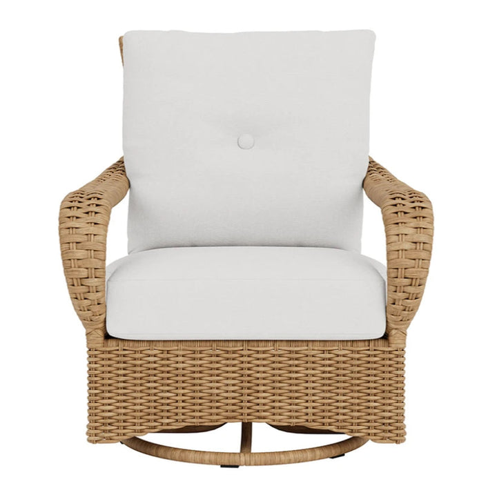 Magnolia Swivel Glider Outdoor Lounge Chair-Outdoor Lounge Chairs-Lloyd Flanders-LOOMLAN