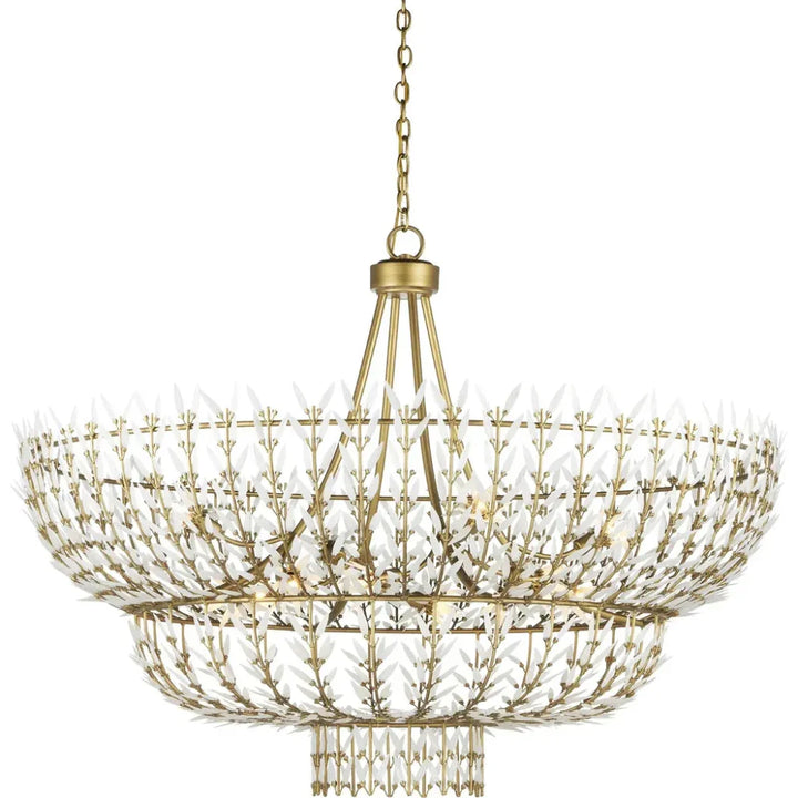 Magnum Opus Large Chandelier - LOOMLAN - Currey & Co - Chandeliers