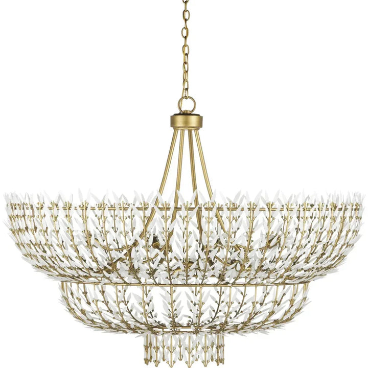 Magnum Opus Large Chandelier - LOOMLAN - Currey & Co - Chandeliers
