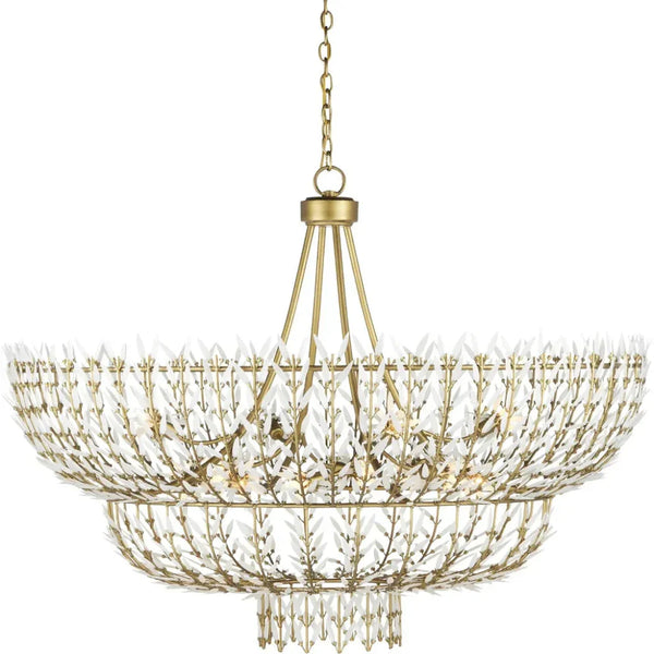 Magnum Opus Large Chandelier - LOOMLAN - Currey & Co - Chandeliers