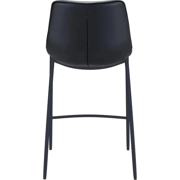 Magnus Bar Chair (Set of 2) Black - LOOMLAN - Zuo Modern - Bar Stools
